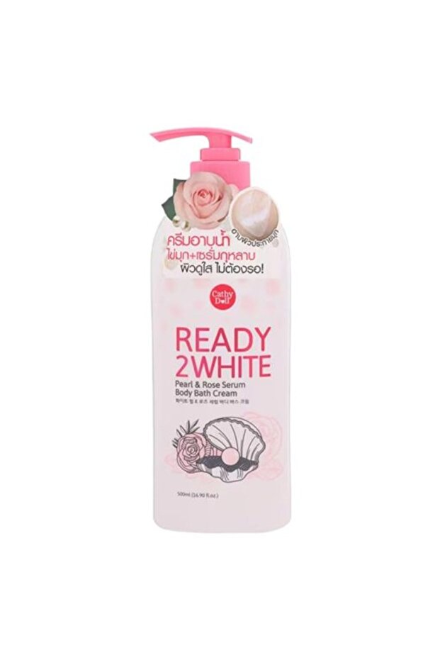 Ready 2 White Pearl & Rose Serum Body Bath Cream, 500 ml