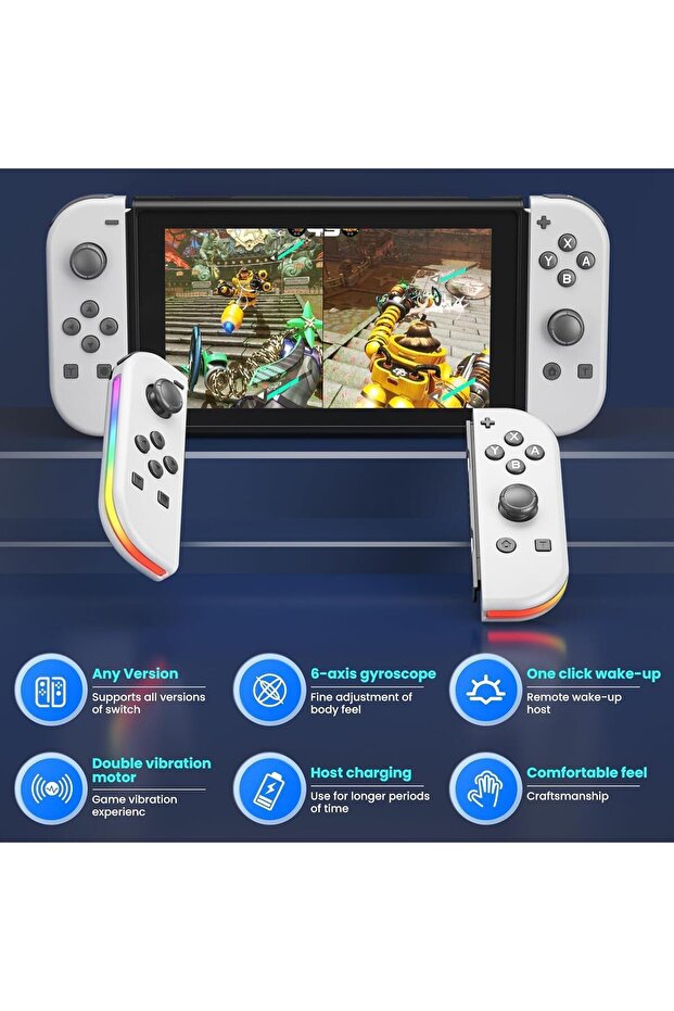 Joy Con Controller Nintendo Switch Controller Nintendo Switch Replacement Wireless Controllers - 6