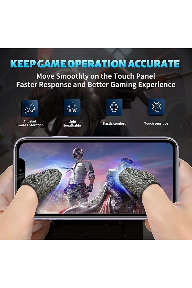 وحدة تحكم احترافية للألعاب مزودة بـ 4 أزرار تدعم نظام iOS وAndroid ومعظم الهواتف وأجهزة iPad - 3