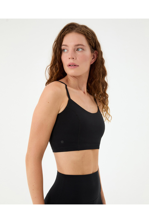 Siyah Askılı Basic Motion Bra - 5
