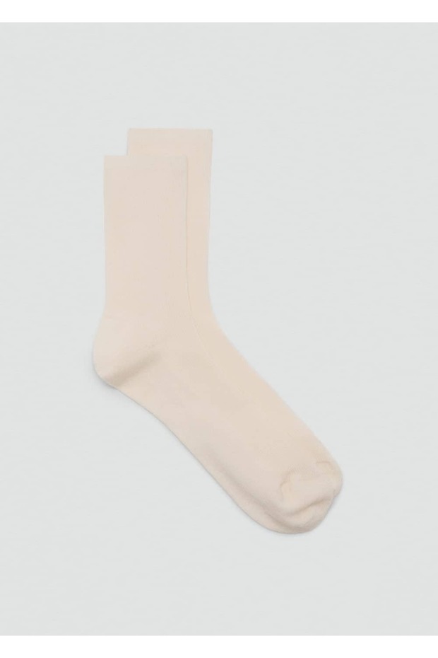 Pamuklu ribana çorap - 2