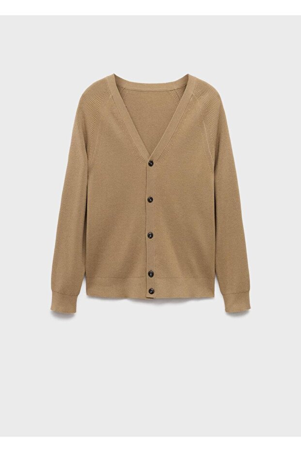 Ribana triko düğmeli hırka - 3