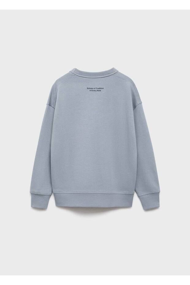 Pamuklu oversize sweatshirt - 4