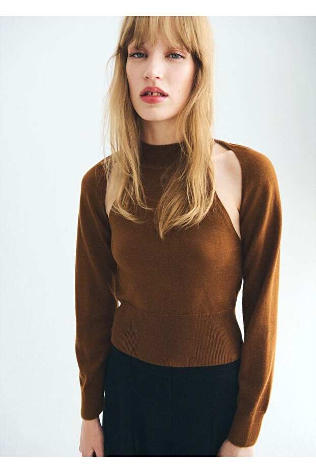 Hırka tarzı kazak - 1