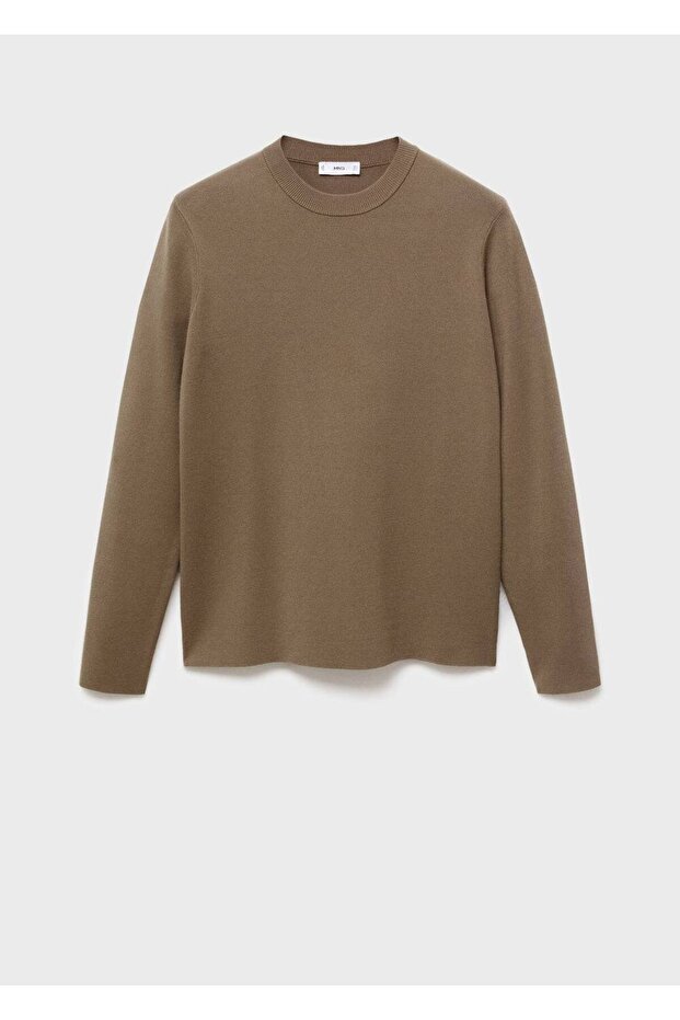 Regular kesim orta kalınlıkta triko kazak - 3