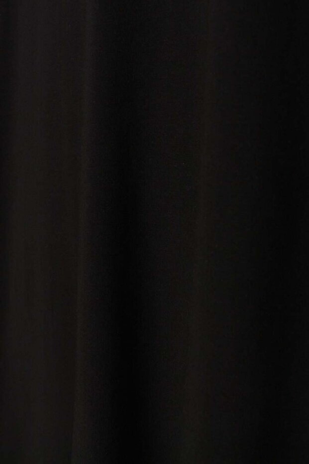 Siyah-Basic Pamuklu Süprem Sweat Tunik - 7