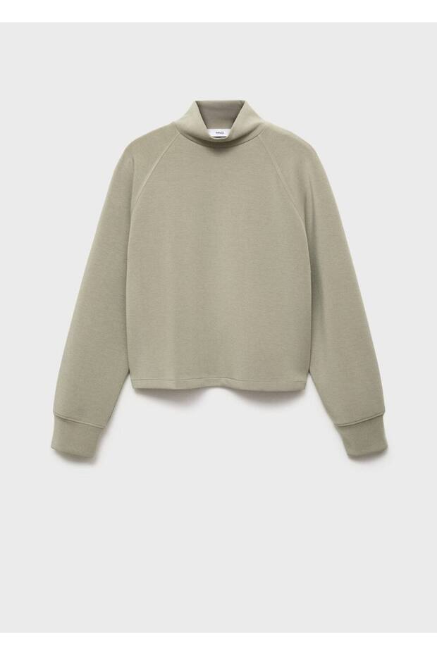 Yüksek yaka sweatshirt - 3