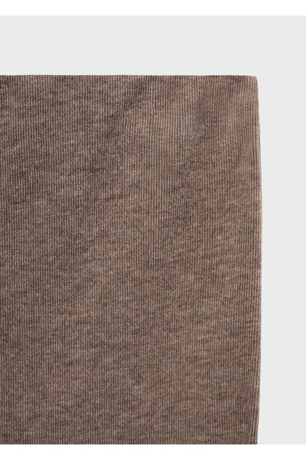 Beli lastikli triko pantolon - 5