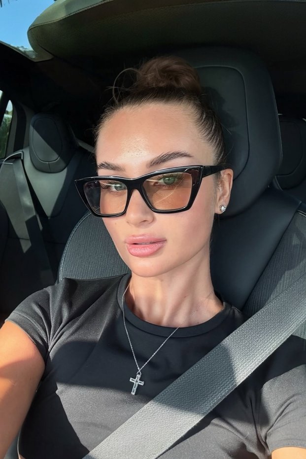 Ci̇ro Nude Color Sunglasses 2024 Women's Modern New Season Ren Eyewear
