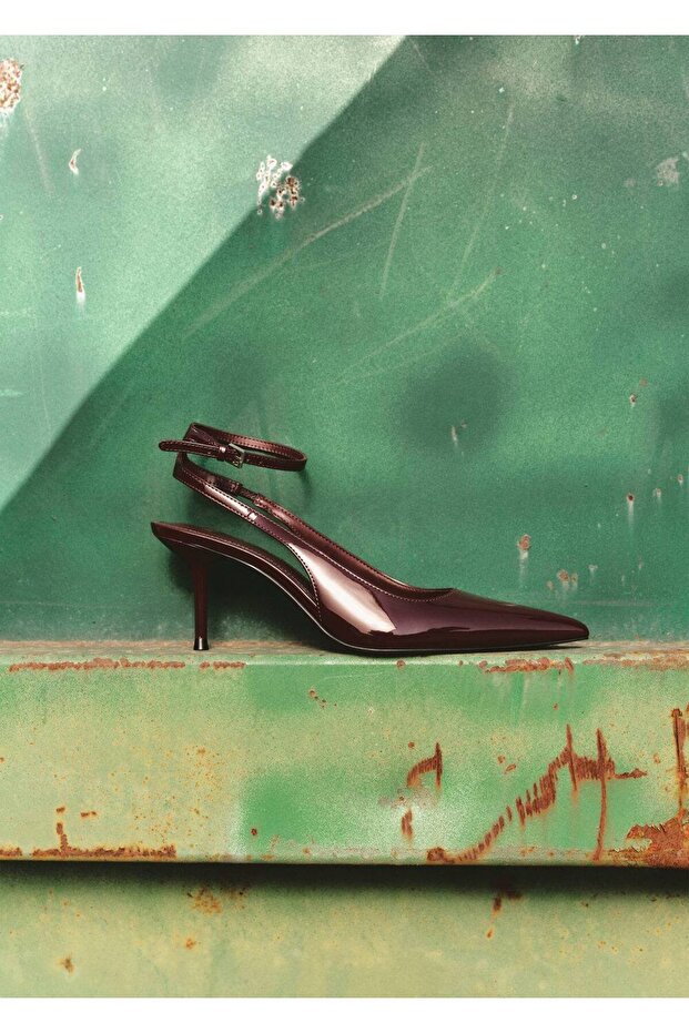 Topuklu rugan ayakkabı - 2