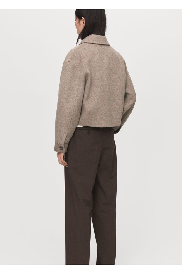 Yün bomber ceket - 4