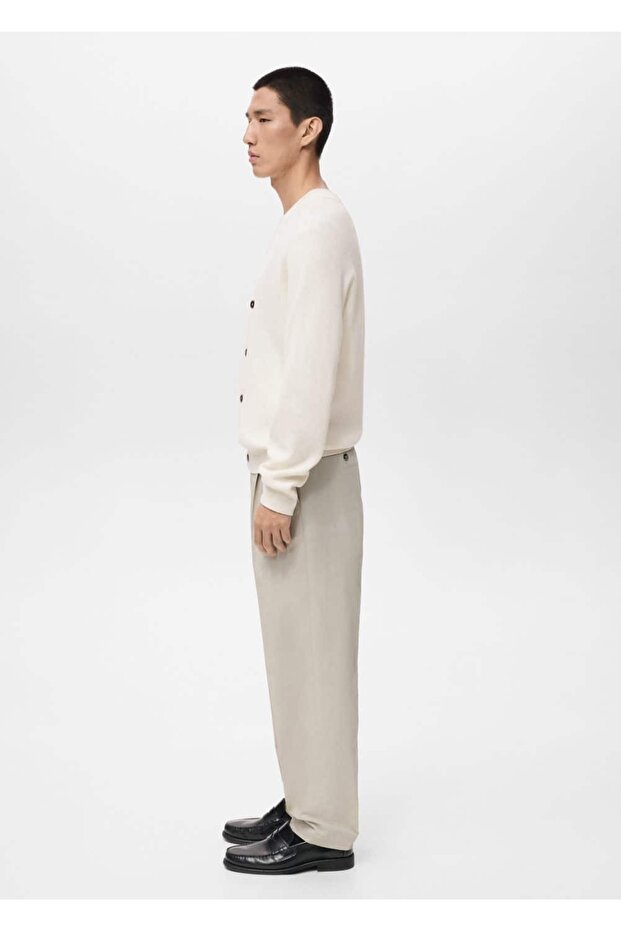 Ribana triko düğmeli hırka - 7