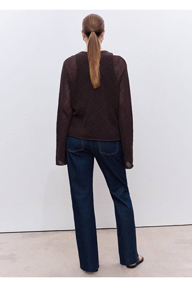 Düz kesim hamile jean - 4