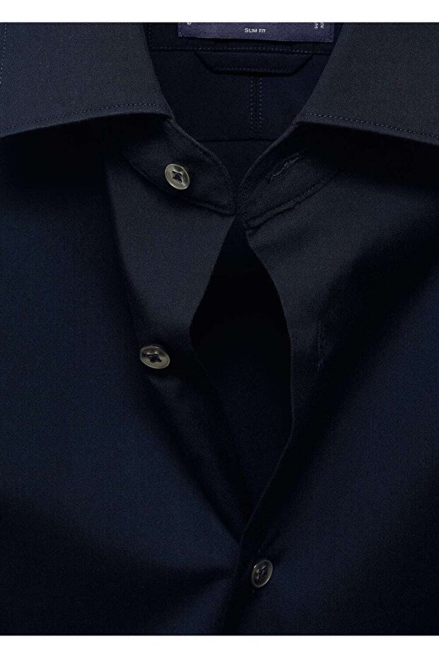 %100 pamuklu slim fit gömlek - 6