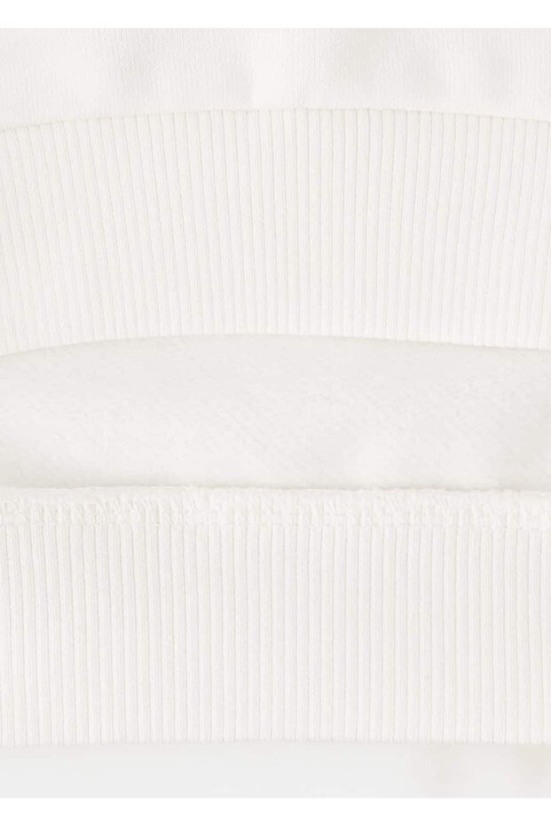 Çiçek işlemeli sweatshirt - 4