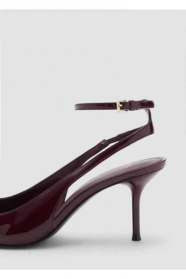 Topuklu rugan ayakkabı - 4