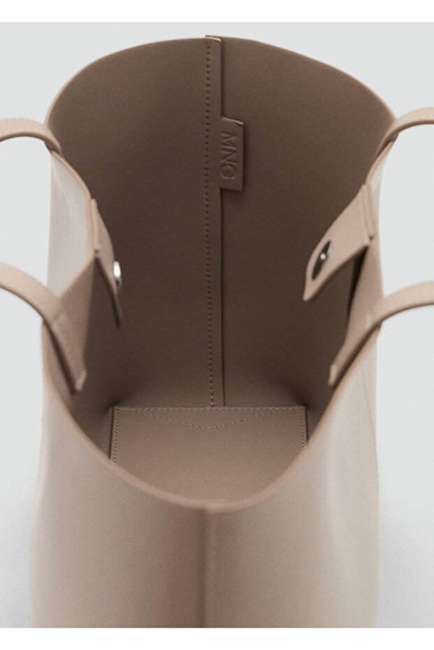 Çift saplı shopper çanta - 4