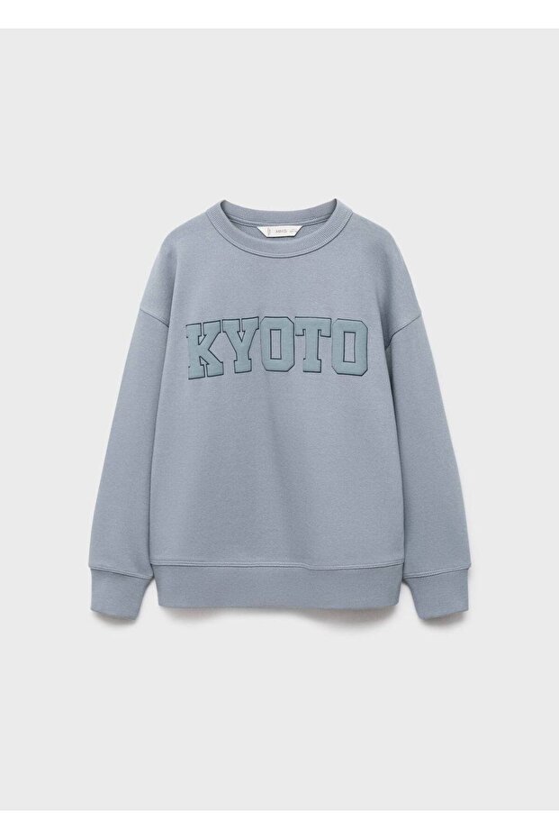 Pamuklu oversize sweatshirt - 3