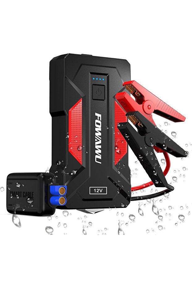 6000A 24800mAh Car Jump Starter(9.0 L Gas,7.0 L Diesel),12 V Car Battery Jump Starter
