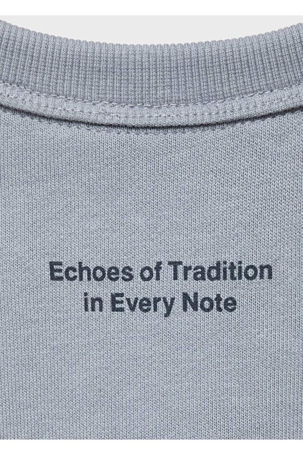 Pamuklu oversize sweatshirt - 6