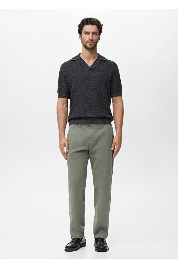 Regular kesim pamuklu jean pantolon - 2