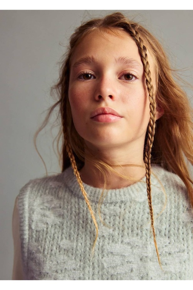 Çiçek işlemeli yelek - 5