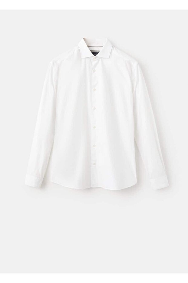 %100 pamuklu slim fit gömlek - 3