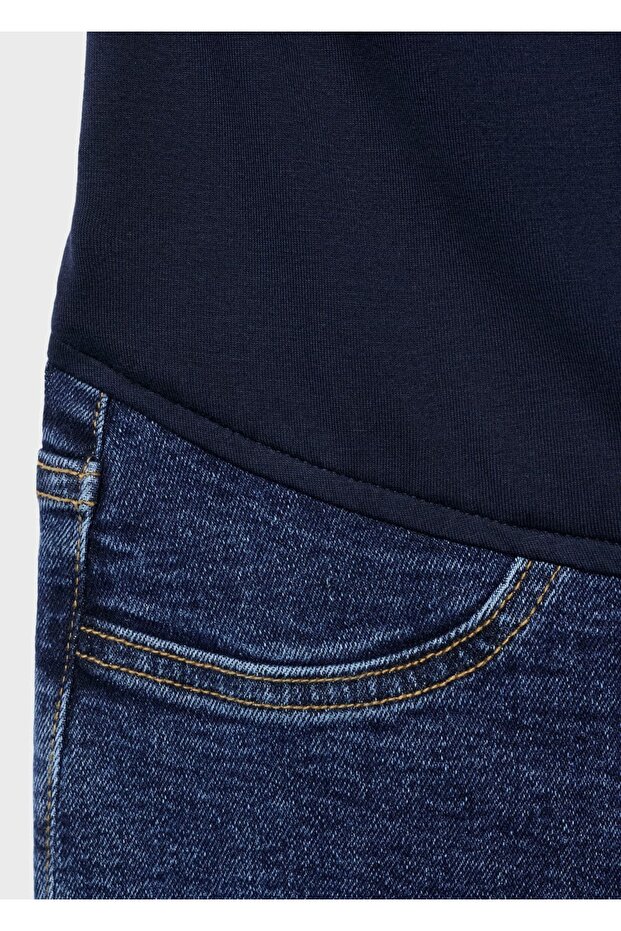 Düz kesim hamile jean - 7