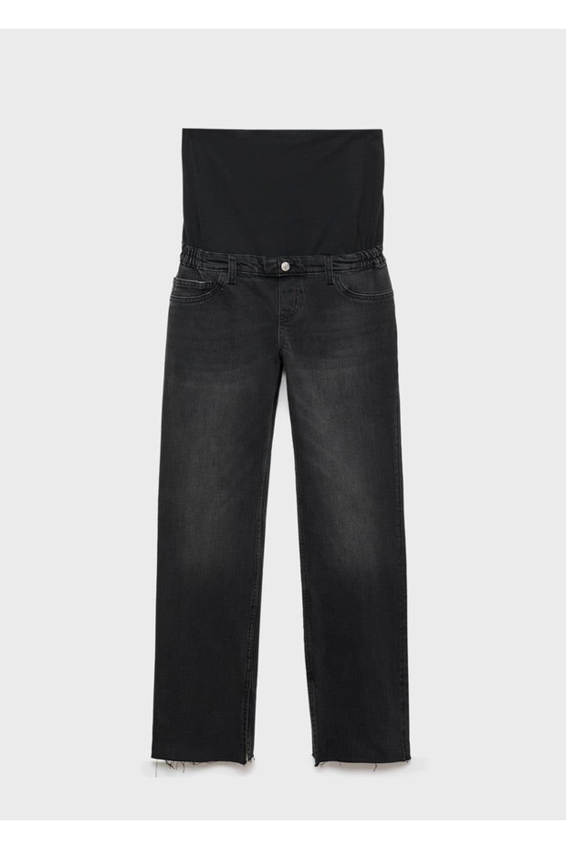 Düz kesim hamile jean - 3