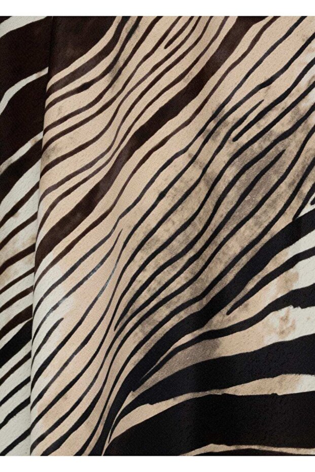 Zebra desenli bluz - 8