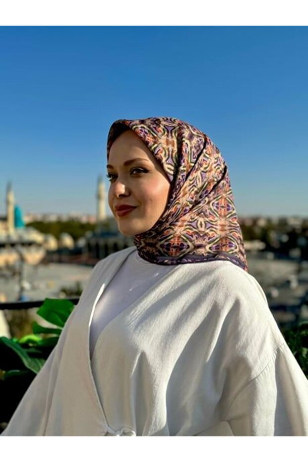 Eșarfă din bumbac moale - 1