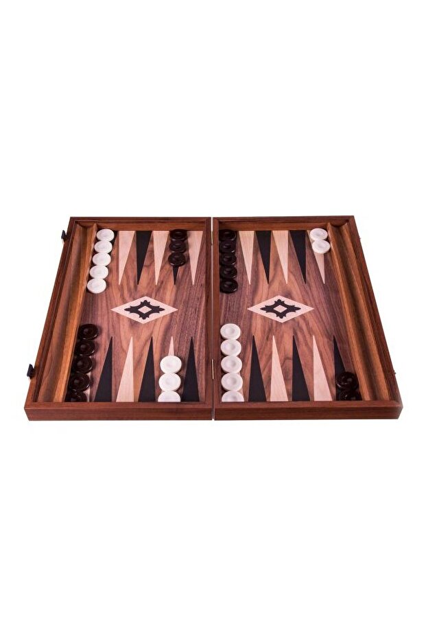 Backgammon Basic Replica Walnut - 1