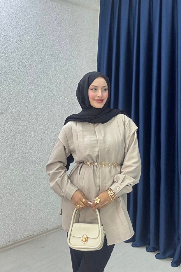 Bağlamalı Gömlek - 1