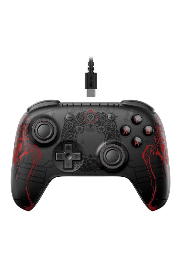 Gaming Controller, Wired, Black, PC and Android Compatible - 4
