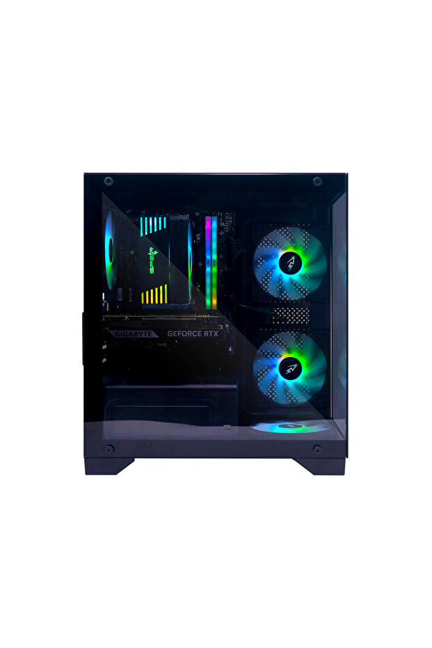 Gaming i5-14400F, RTX 5050 8GB, 32GB DDR5, 1TB SSD, 600W, ARGB 4 Fans, Win 11 Pro - 3