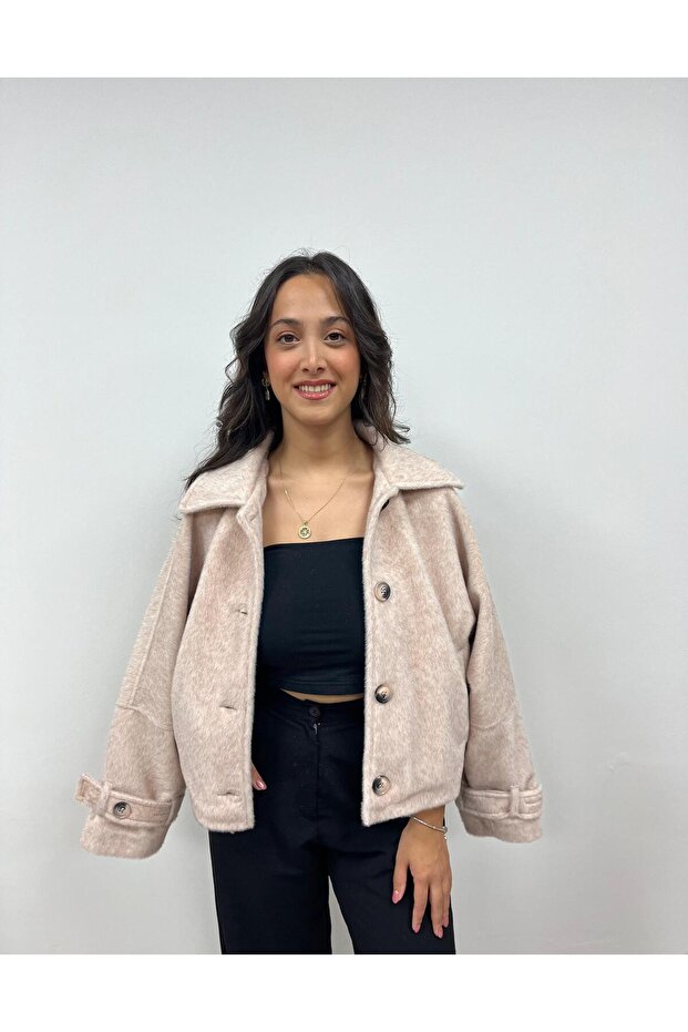 معطف قصير بأزرار - 1