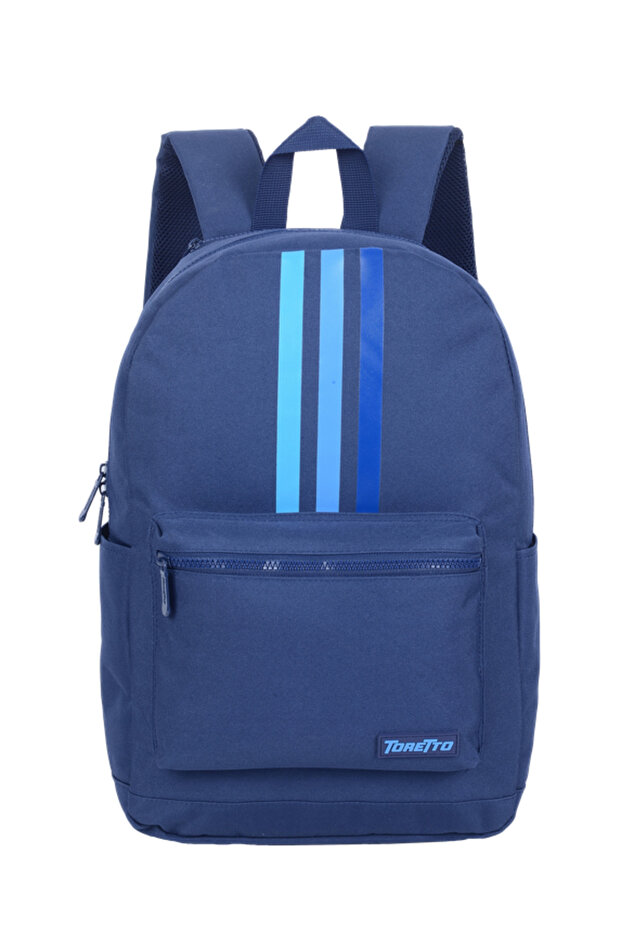 Toretto Backpack lined with Pencil Case-Navy