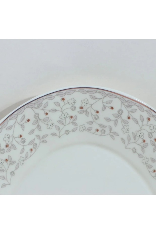 Oval plate with a delicate floral pattern - 2SS1-E11-009 - 2