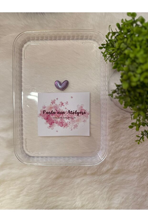 0-3 Years Old Baby Buckle with Hair and Without Hair Purple Tiny Heart