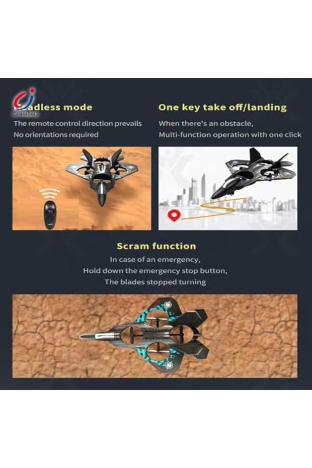 Next Store Light Remote Plane with Gliding Foam Design, Stunt Modes and Headless Mode, Easy to Use, - 5
