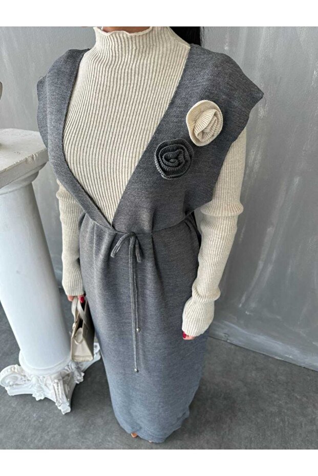 Women's Knitwear Salopet Set