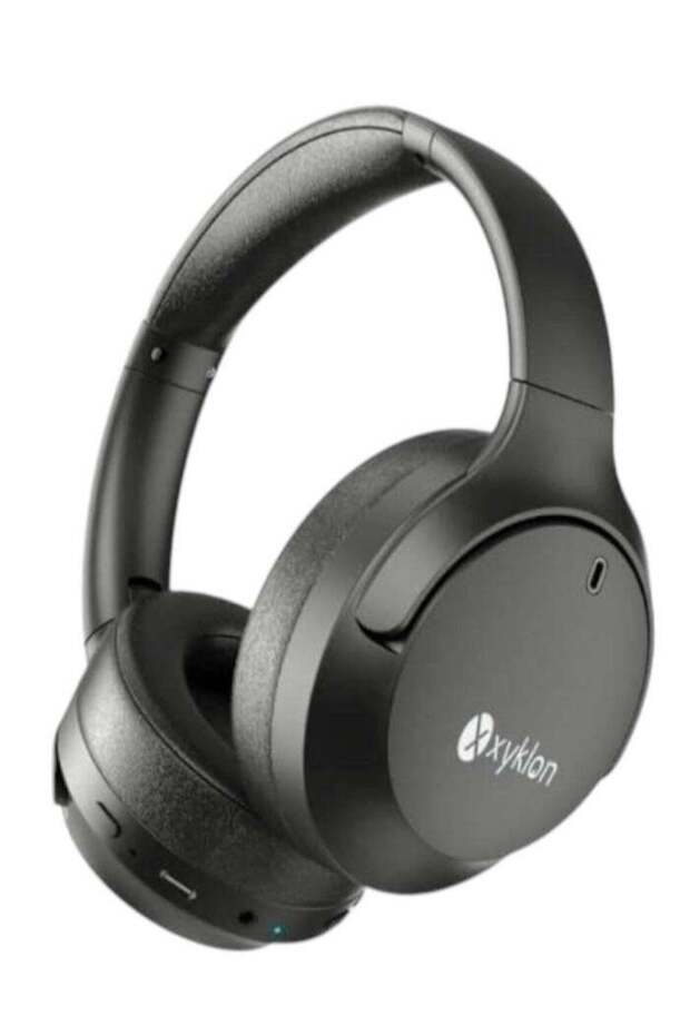 Xyclon Wireless Over-Ear ANC/ENC Bluetooth Headphones with Fast Charging and Deep Bass