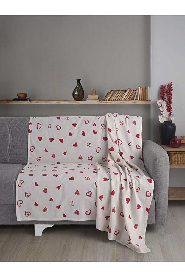 Tek Kişilik Baskılı Pike Koltuk Örtüsü Breeze 180x230 cm - 3
