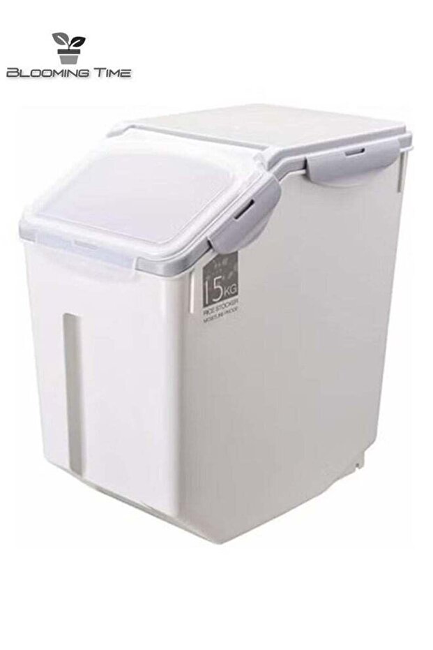 BLOOMING TIME Rice storage buckets can also store food trumpets 15KG