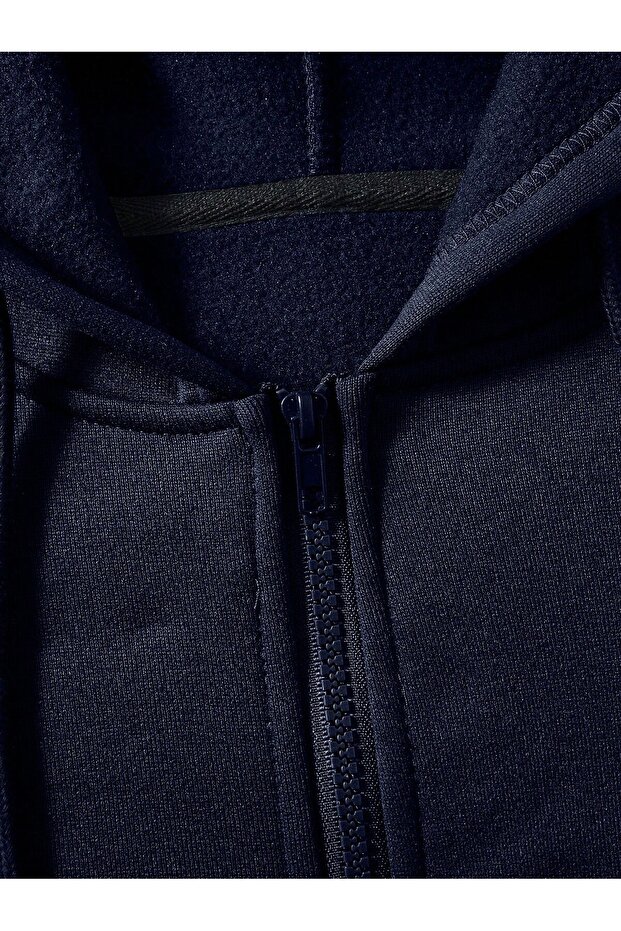 UNISEX Fermuarlı Kapüşonlu Sweatshirt - 4