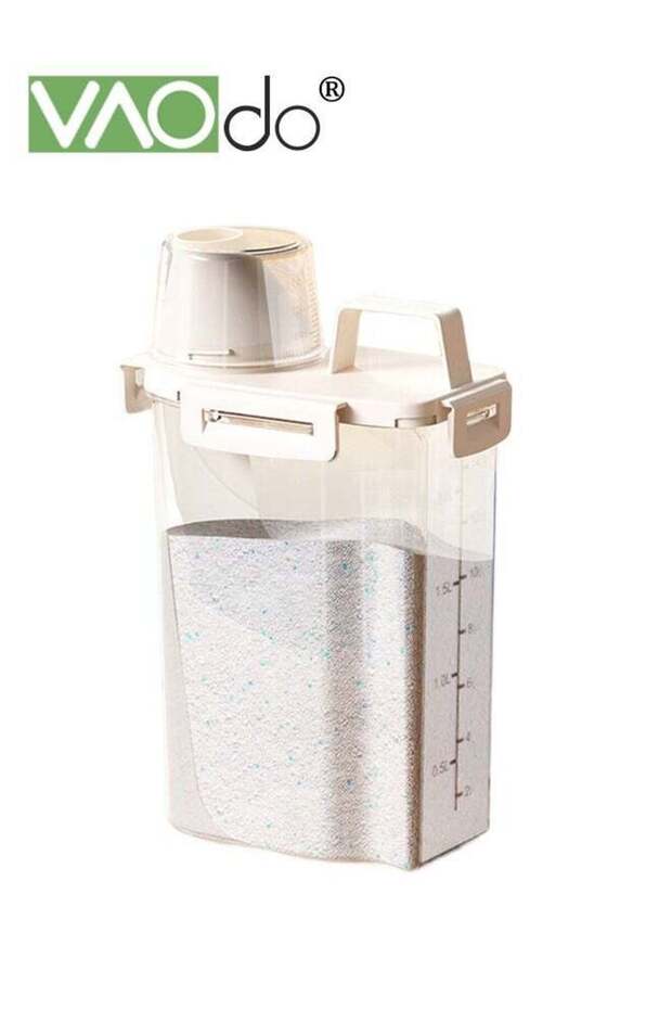3L Rice Container Kitchen Pantry Food Storage Container Small Pet Dog Cat Food Container Dispenser