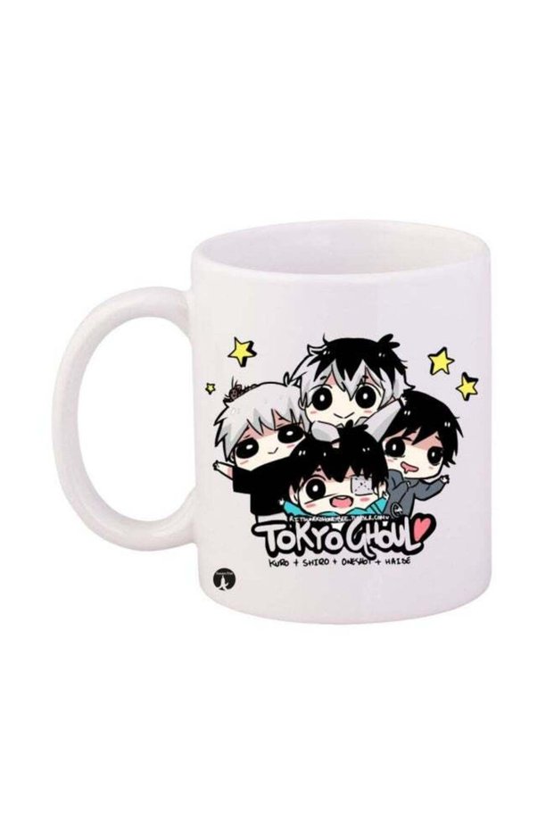 Tokyo Ghoul Printed Mug White/Black/Yellow