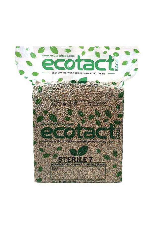 7 Hermetic Sterile Vacuum Bags, Multi-Layered Plastic Storage Bags for Food / Green Coffee Beans, S