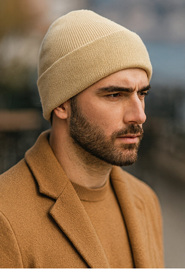 Premium Basic Düz Erkek Bere - 2