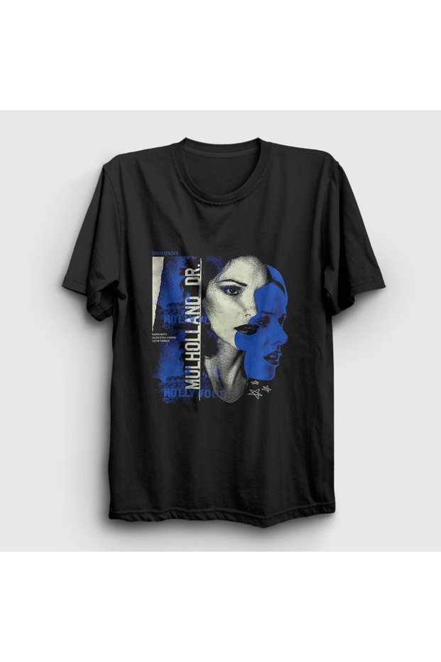 Unisex Black Poster V2 Mulholland Drive David Lynch T-Shirt 574Zw